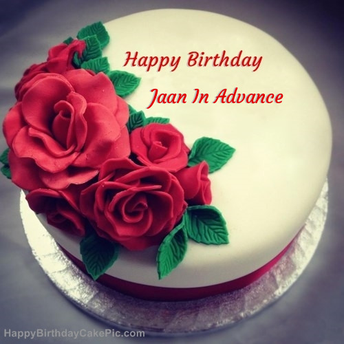 write name on Roses Birthday Cake